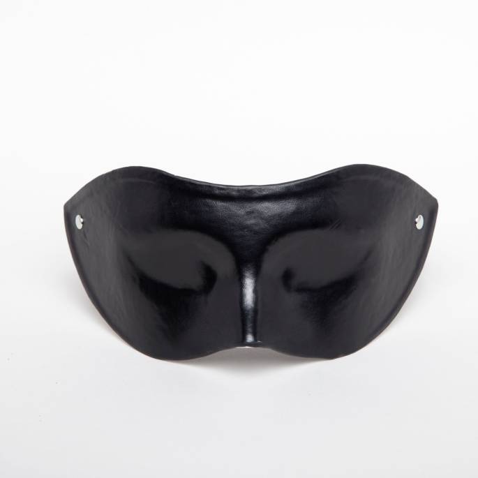 MASQUE CUIR NOIR OCCULTANT