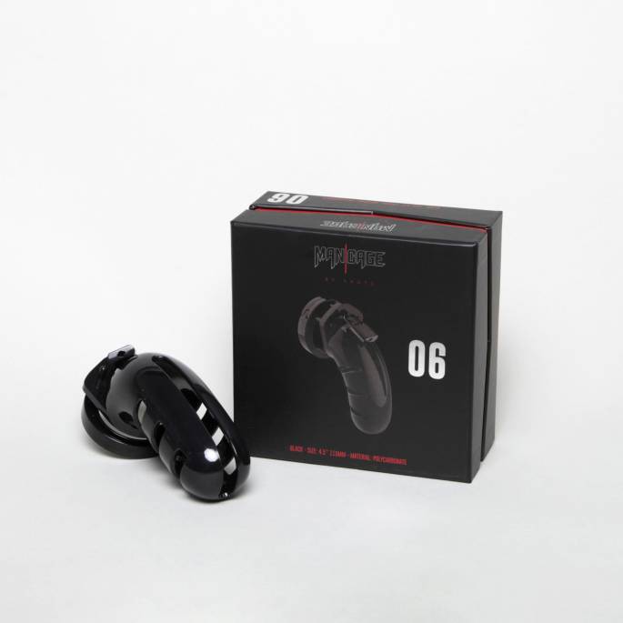 CAGE DE CHASTETÉ 6 - 14CM - NOIR