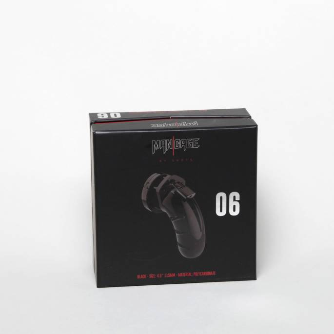 KEUSCHHEITSKÄFIG 06 - 14CM - SCHWARZ