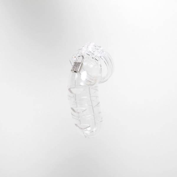 KEUSCHHEITSKÄFIG 05 - 14CM - TRANSPARENT
