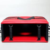 CHAISE FACESITTING ROUGE/NOIR