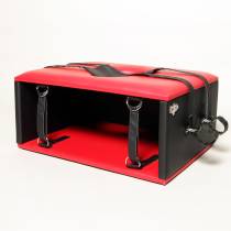 CHAISE FACESITTING ROUGE/NOIR