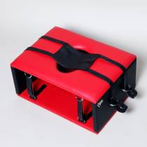 CHAISE FACESITTING ROUGE/NOIR