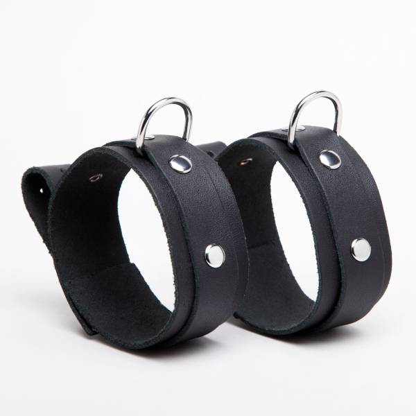 HANDSCHELLEN LEDER SCHWARZ FEIN BASIC