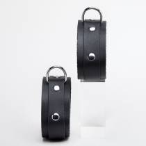 HANDSCHELLEN LEDER SCHWARZ FEIN BASIC