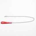LEDERLEINE ROT KETTE 100 CM