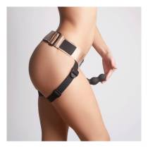 STRAP ON ME-HARNESS ROSA GOLD HOLOGRAPHIC