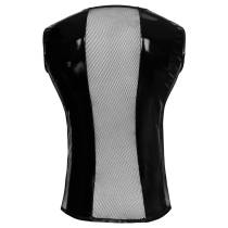 VINYL-/NETZ-T-SHIRT + SCHNALLEN