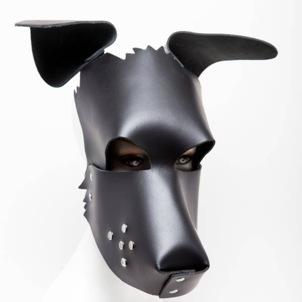 LEATHER DOG MASK
