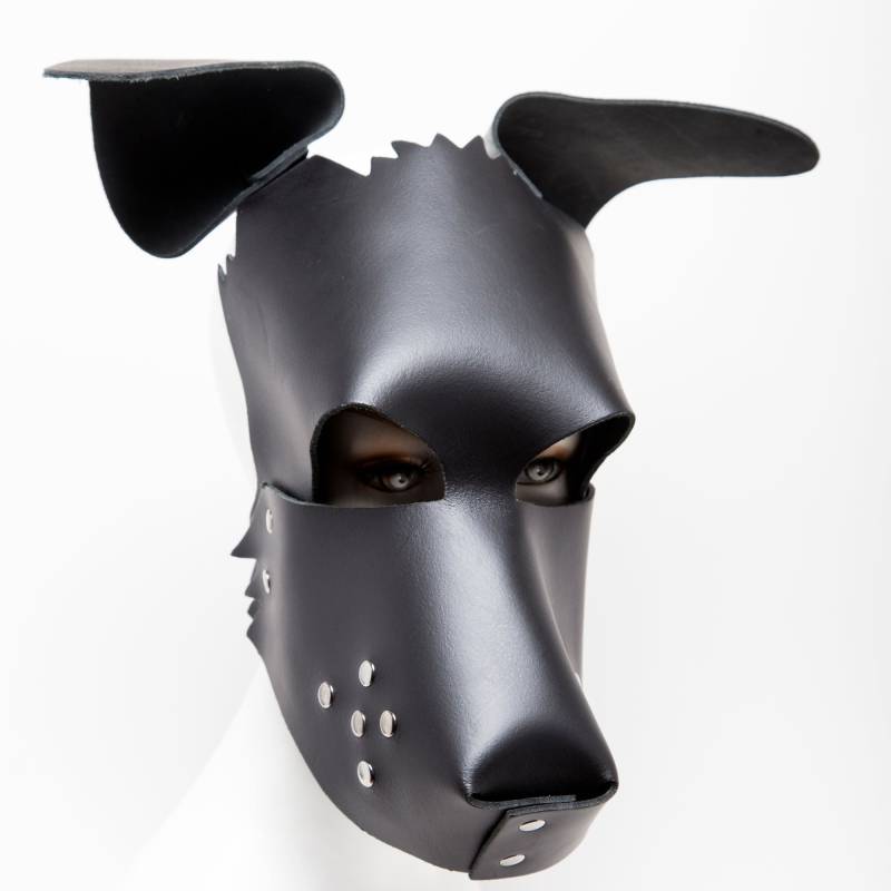 Cagoule SM - Masque cuir chien