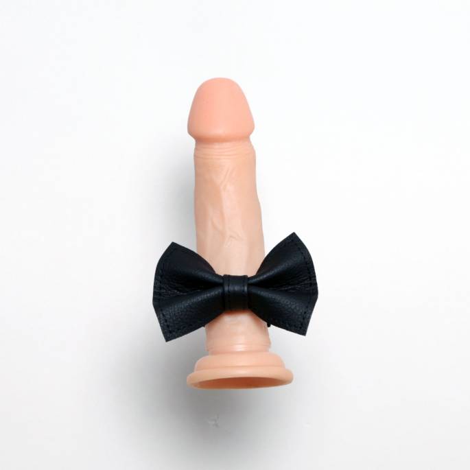 Cockring Leder Fliege (10-18cm)