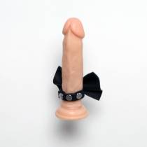 Cockring Leder Fliege (10-18cm)