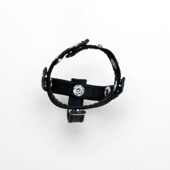 COCKRING CUIR SANS ANNEAU