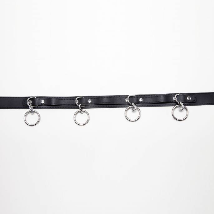 BONDAGE-GÜRTEL AUS LEDER RINGE