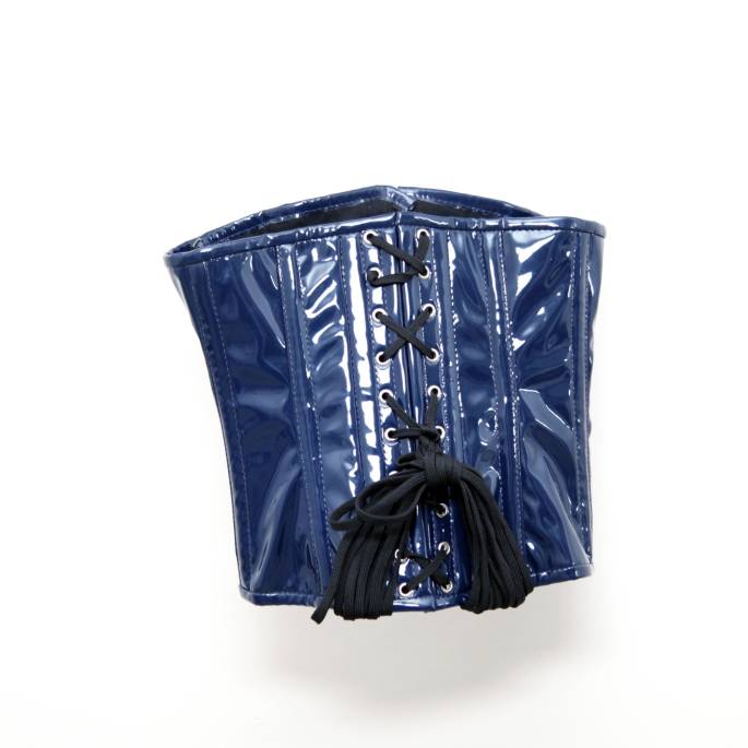 TAILLENBINDER AUS VINYL IN MARINE