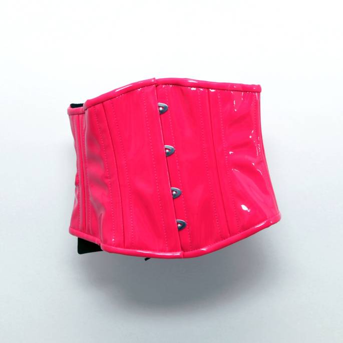 TAILLENGÜRTEL KURZ VINYL FUCHSIA