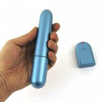 BLUE VIBRATING DILDO