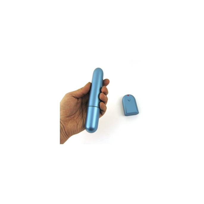 BLAUER VIBRIERENDER DILDO