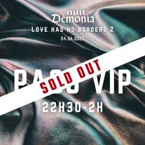 Pass VIP 22h30 - 2h00 - Love has no borders 2