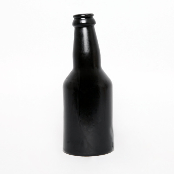 Plug Flasche schwarz 19x6,7cm