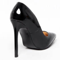 ESCARPINS VINYLE NOIR