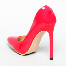 ESCARPINS VINYLE ROUGE