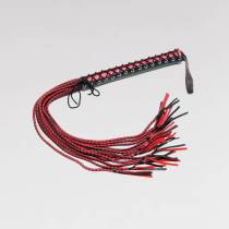 MARTINET 12 GEFLOCHTENE RIEMEN SCHWARZ & ROT