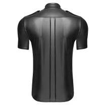 WETLOOKHEMD FRONTTASCHEN