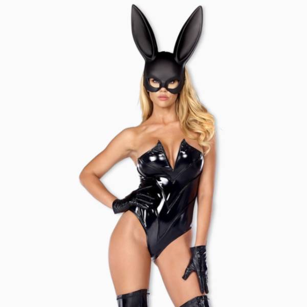 BODY BUNNY VINYLE NOIR