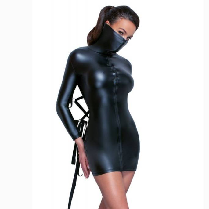 WETLOOK-ZWANGSKLEID