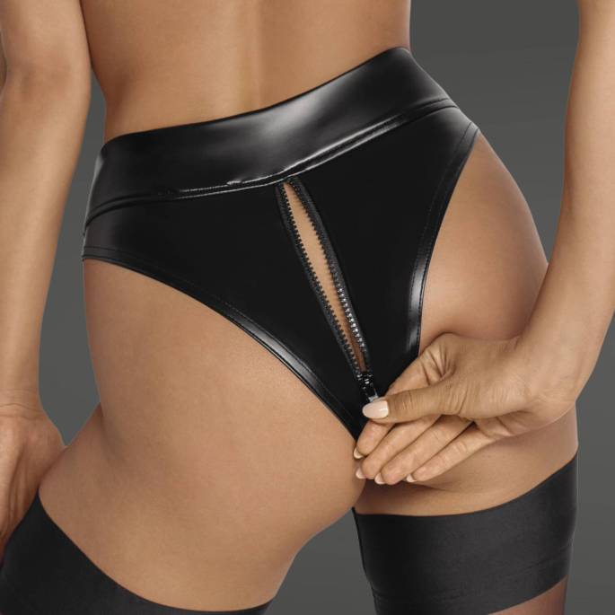 HÖSCHEN MIT HOHER TAILLE + REISSVERSCHLUSS