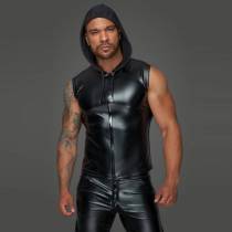 WETLOOK-ZIP-TOP + KAPUZE