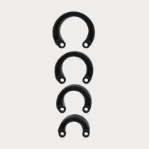 SCHWARZE MANSCHETTENRINGE