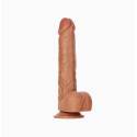 Real Rock - Realistischer Dildo Karamell 25.5 cm