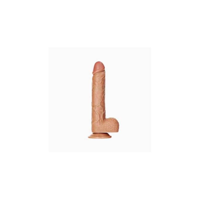 REAL ROCK- DILDO RÉALISTE CARAMEL 25.5CM