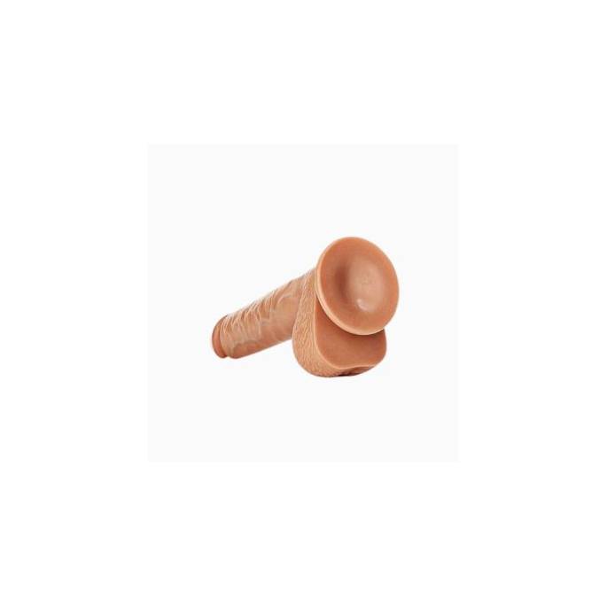 REAL ROCK- DILDO RÉALISTE CARAMEL 25.5CM