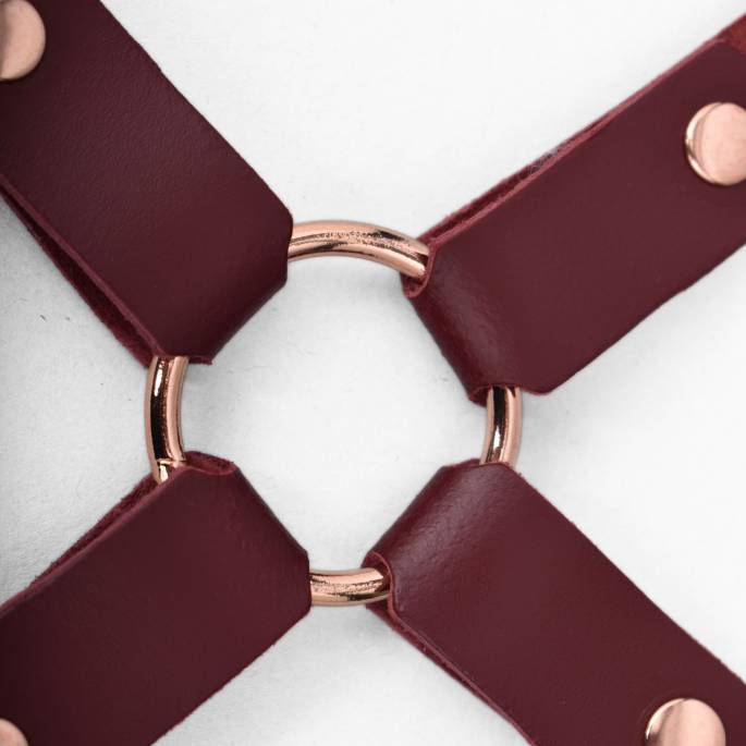 KREUZLINK BURGUNDY + GOLD ROSE