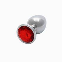 METALLPLUG STRASS RUBY