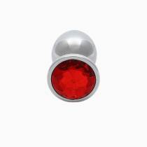 METALLPLUG STRASS RUBY