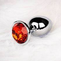 METALLPLUG STRASS RUBY