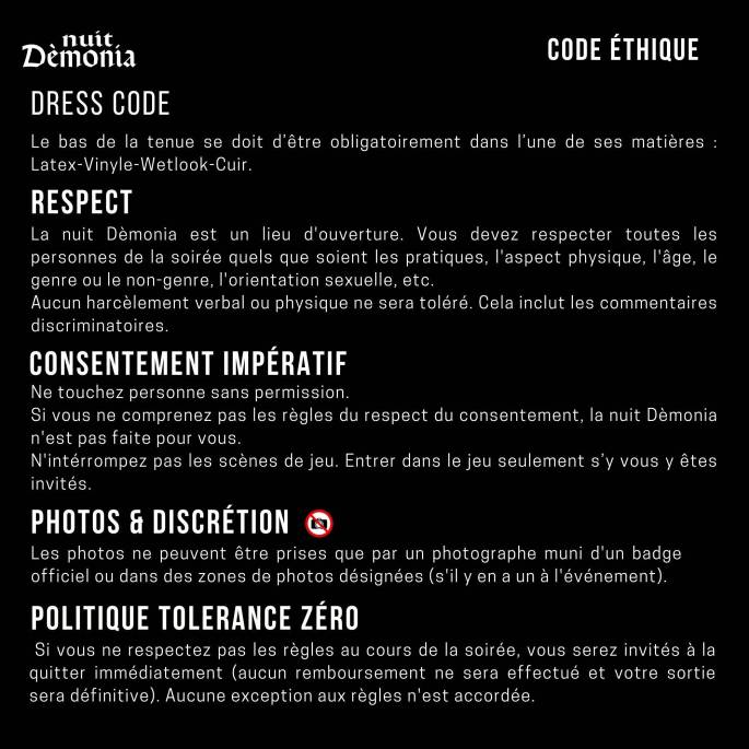 Nuit Dèmonia 30 ans - Early bird