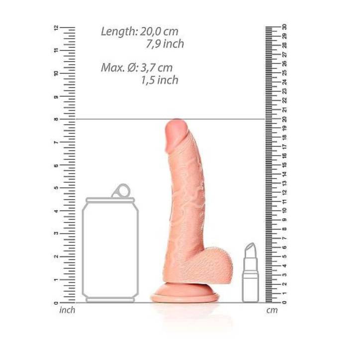 REAL ROCK- REALISTISCHER DILDO 18CM