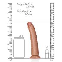 REAL ROCK- REALISTISCHER DILDO KARAMELL 18CM