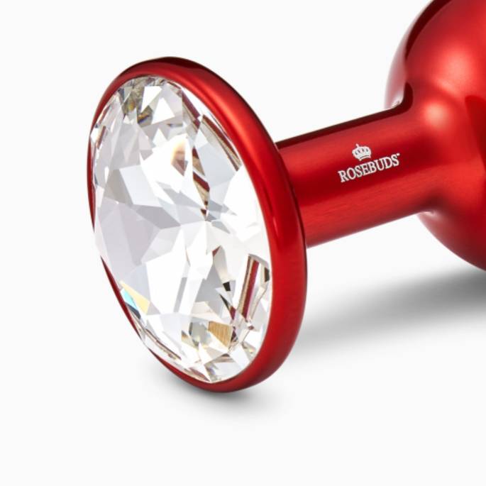 Rosebuds Alu Rot / Clear Medium (70G)