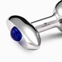 Rosebuds Medium Oval blau