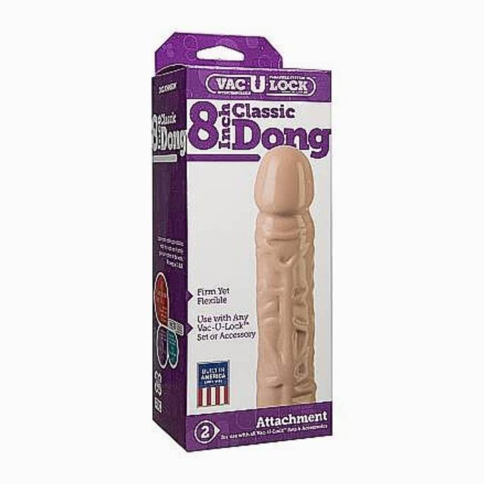 VAC-U-LOCK-DILDO REALISTISCH 20CM ANPASSBAR