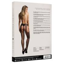 DER WUNSCH-NETZSTRUMPFHOSEN SCHWARZ RIEMCHEN GRÖSSE