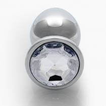 METALLPLUG MIT STRASSSTEINEN UND DIAMANT