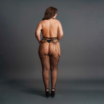 DER WUNSCH- NETZSTRUMPFHOSEN IM STRUMPFHALTERLOOK