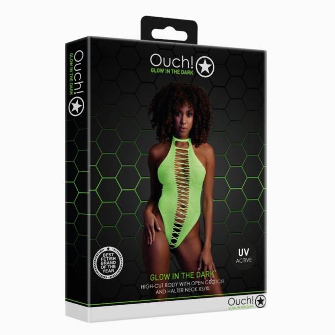 NECKHOLDER-BODY + RIEMCHEN NEONGRÜN